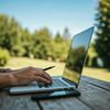 Icon representing remote work